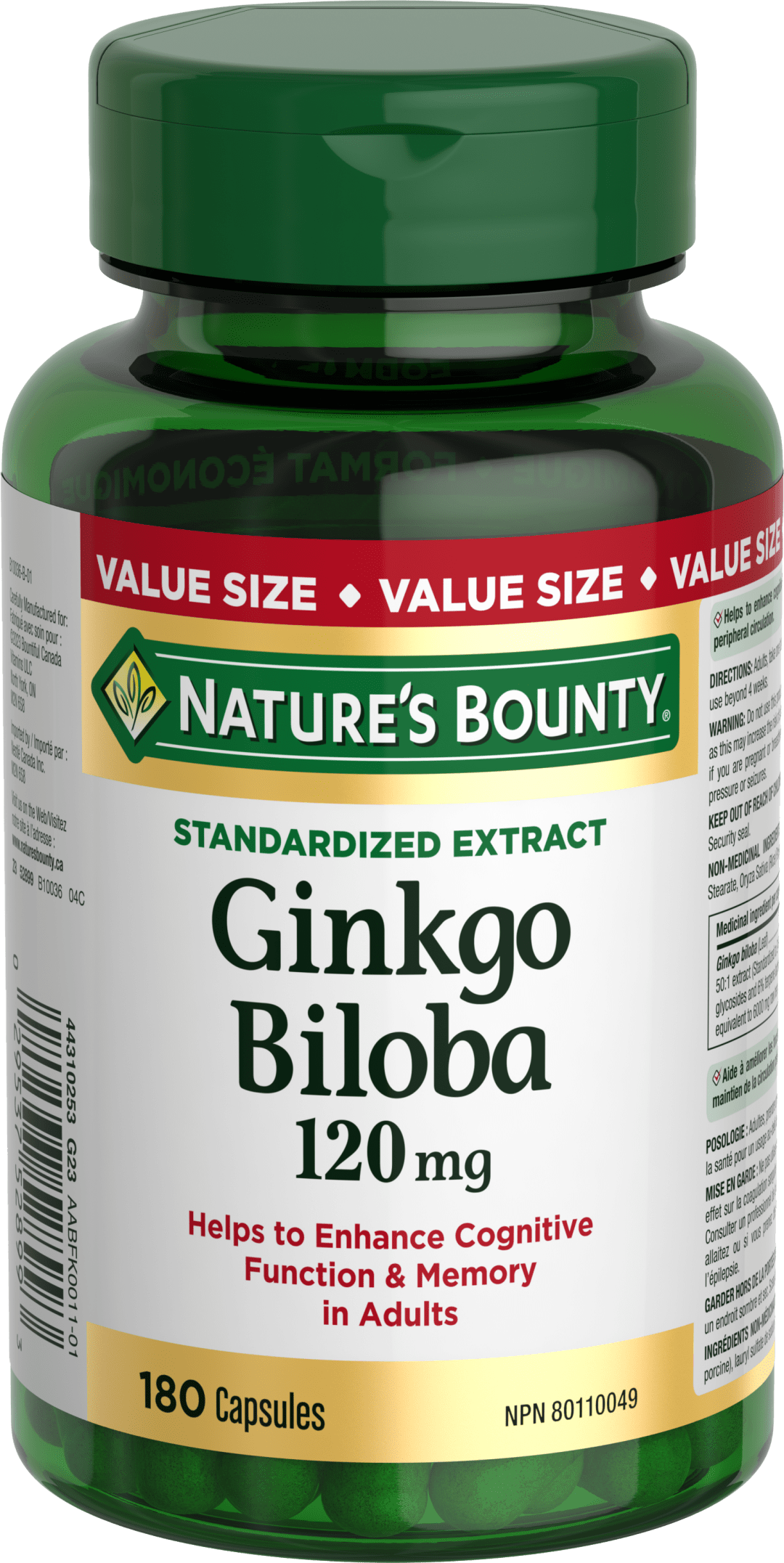 NBTY GnkgoBlba 120mg 24x180 CAP CA