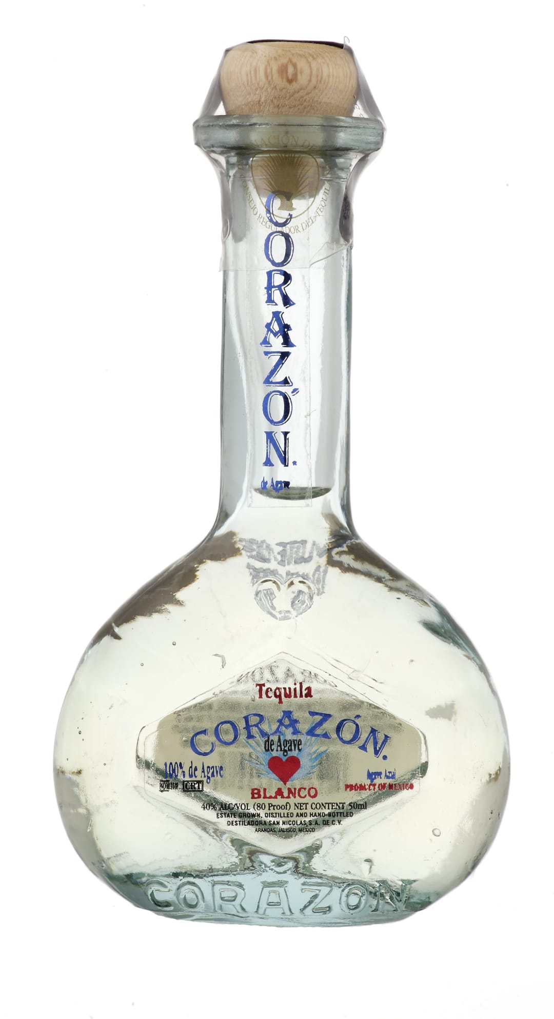Corazón Blanco Tequila 50ml 80 Proof