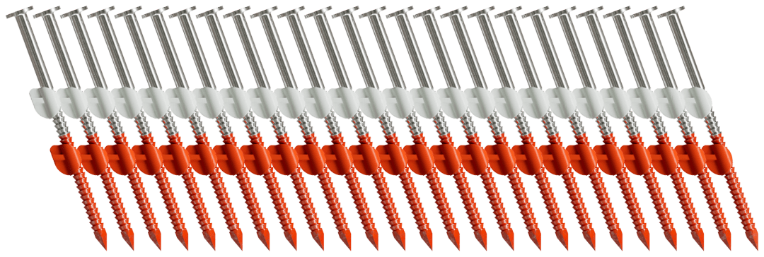 Simpson Strong-Tie T12A237CNB 20°–22° Plastic Strip, Full Round Head, Ring-Shank Nail — 2-3/8 in. x .113 in. Type 316 (5000-Qty)