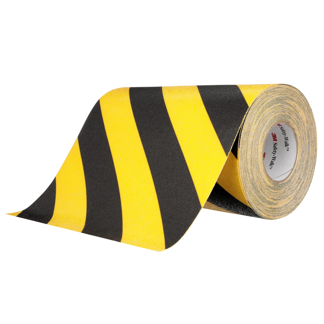 3M™ Safety-Walk™ Universal 613, Schwarz/Gelb, 305 mm x 18,3 m, 1 Rolle / Karton