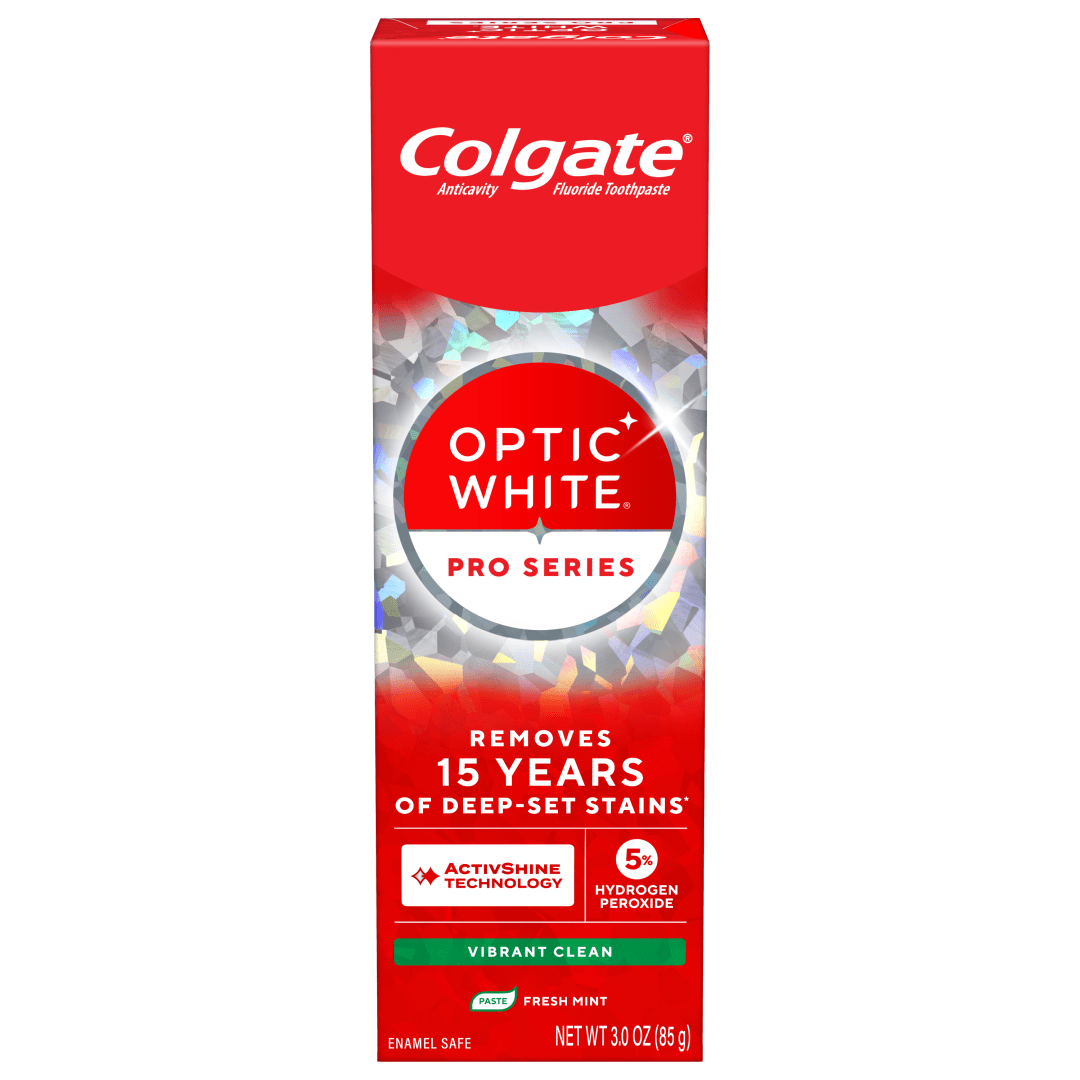 Colgate Optic White Pro Series Vibrant Clean Toothpaste, 3.0 OZ
