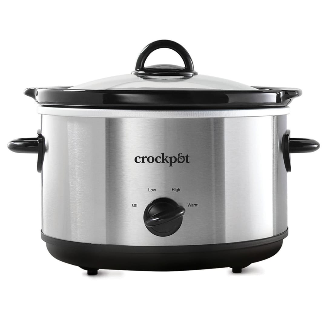 Crockpot® Manual 4.5-Quart Slow Cooker, Silver