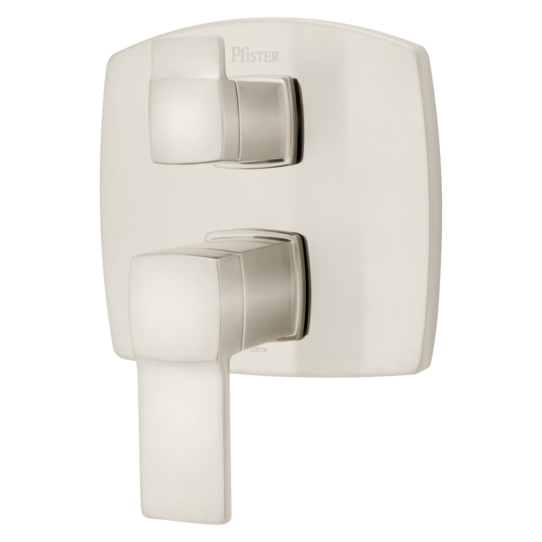 Deckard Stacked Diverter Trim Kit in Brushed Nickel