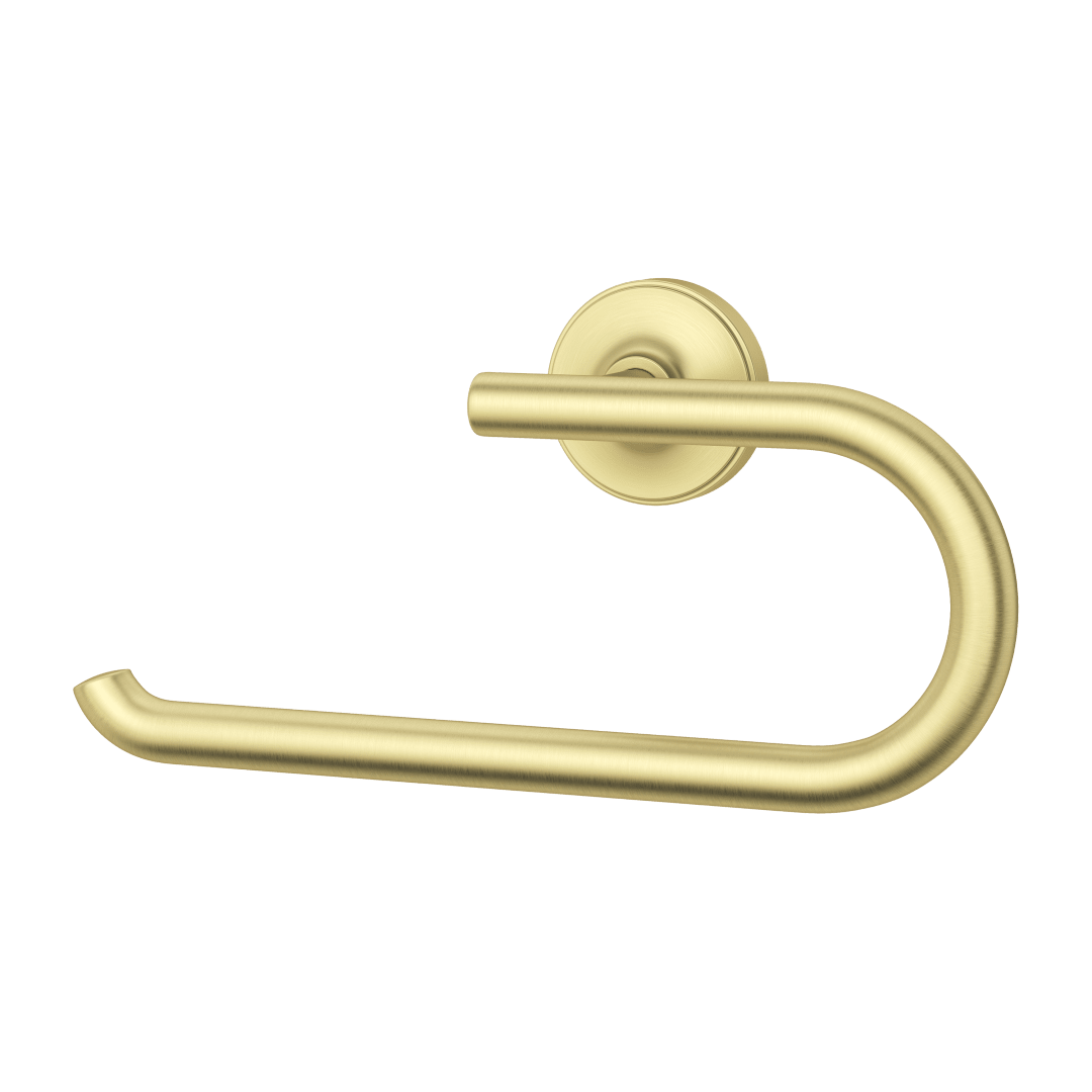 Tenet Towel Ring in Brushed Gold
