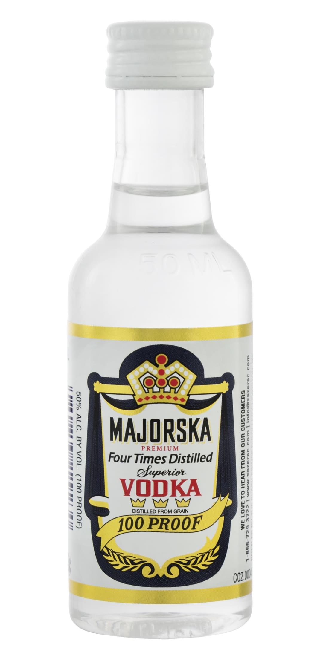 Majorska Vodka 50ml 100 Proof