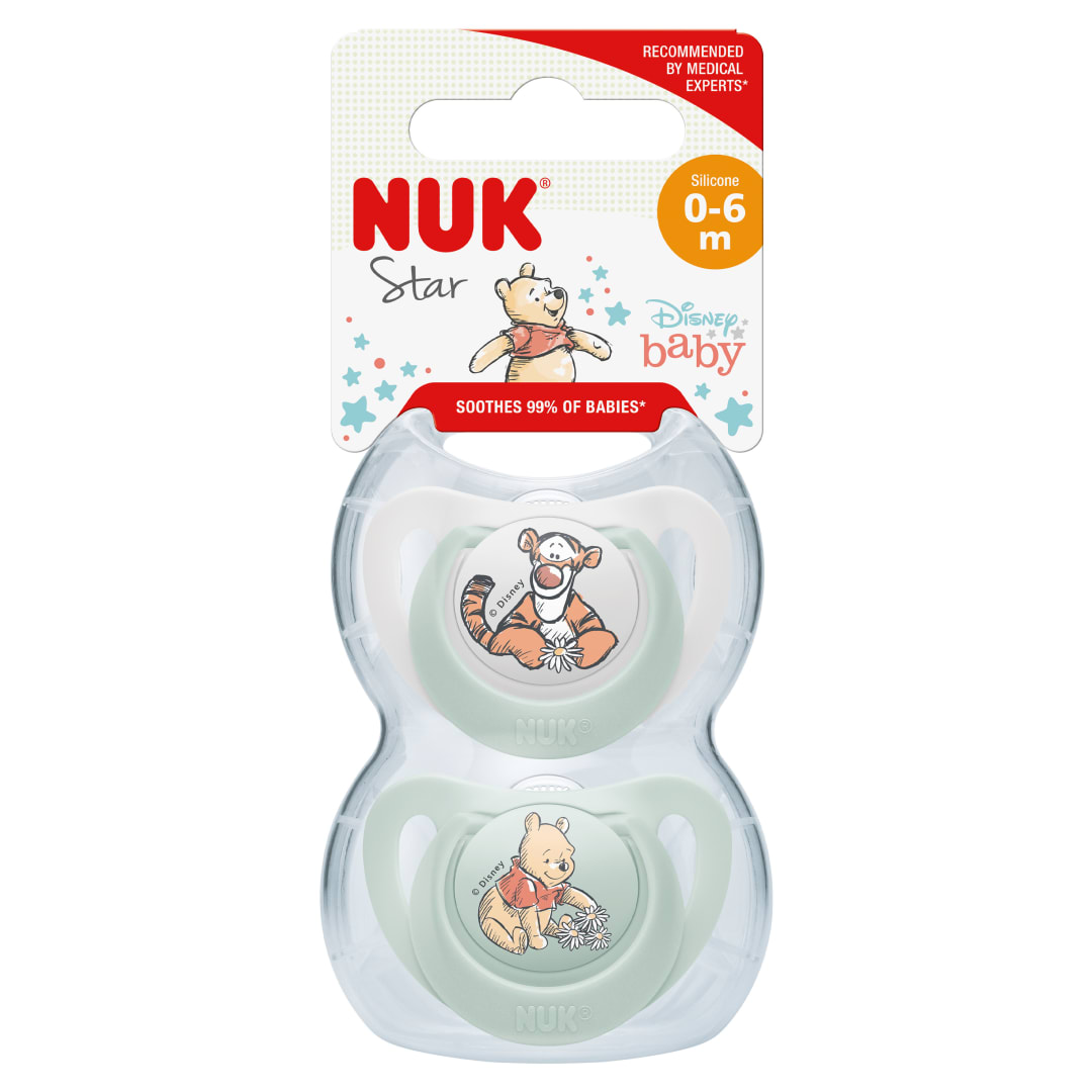 NUK PACI SI1 STAR WTP DE/FR/GB/NL 2/BOX