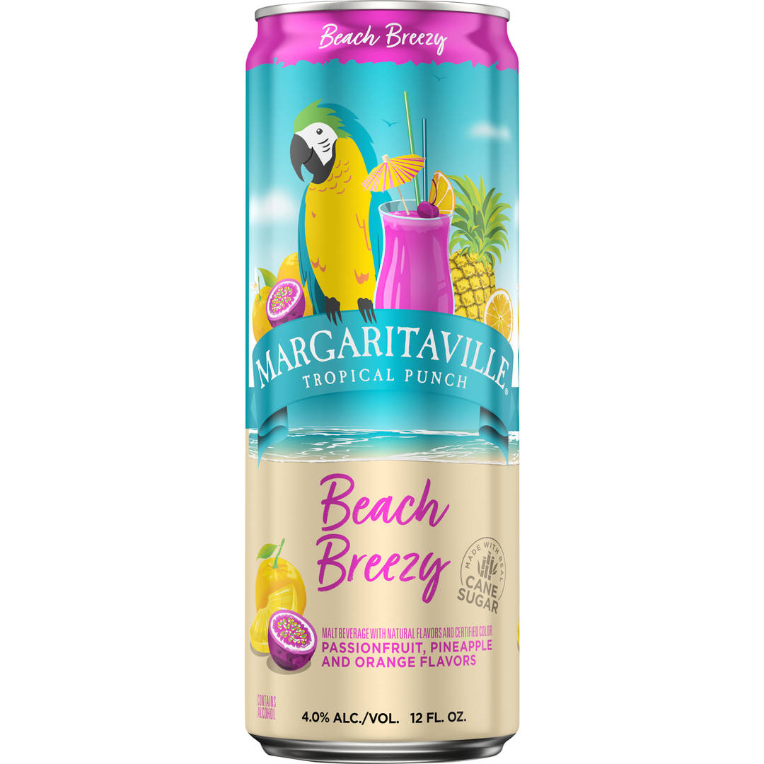 Margaritaville Beach Breezy Tropical Punch 12 fl oz Can