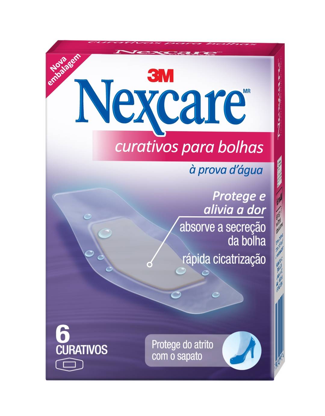 Curativos para Bolhas Nexcare™ , 6 Unidades