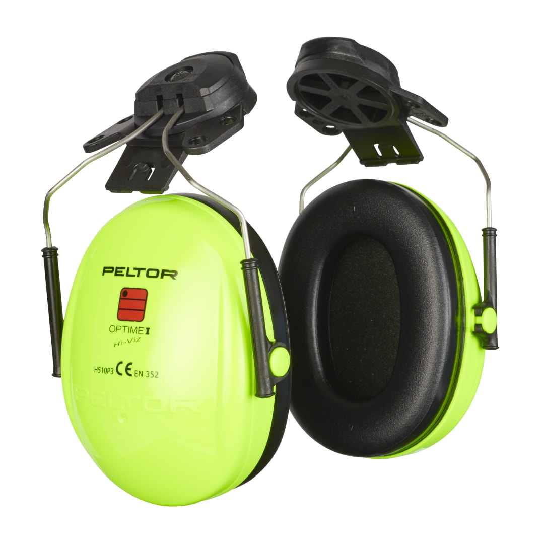3M™ PELTOR™ Optime™ I mušľové chrániče sluchu, 26 dB, žlté, upevnenie na prilbu, 60 ks/balenie, H510P3E-900-GU