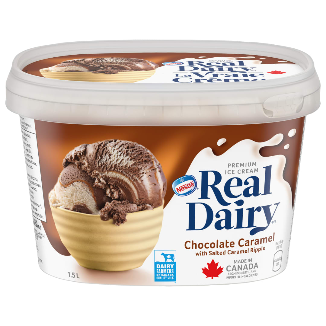 REAL DAIRY Chocolate Caramel 4x1.5L CA