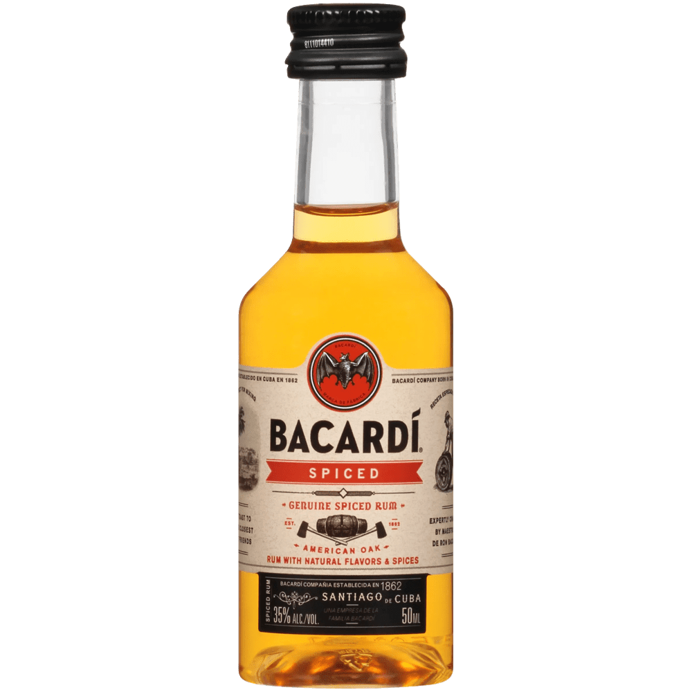 Bacardi Spiced Rum, Gluten Free 35% 50mL