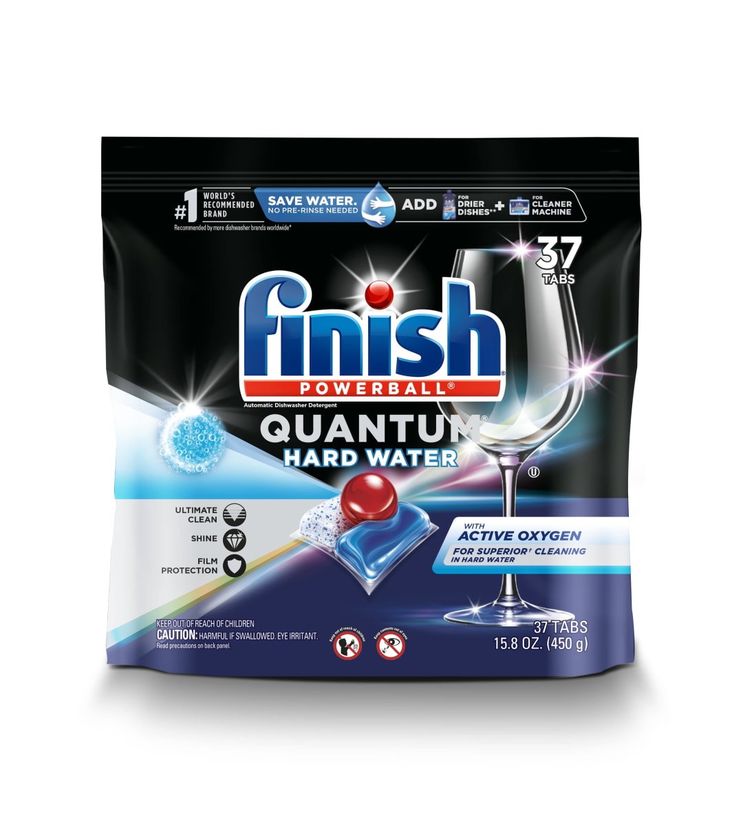 FINISH® QUANTUM® HARD WATER - 4/37 ct.
