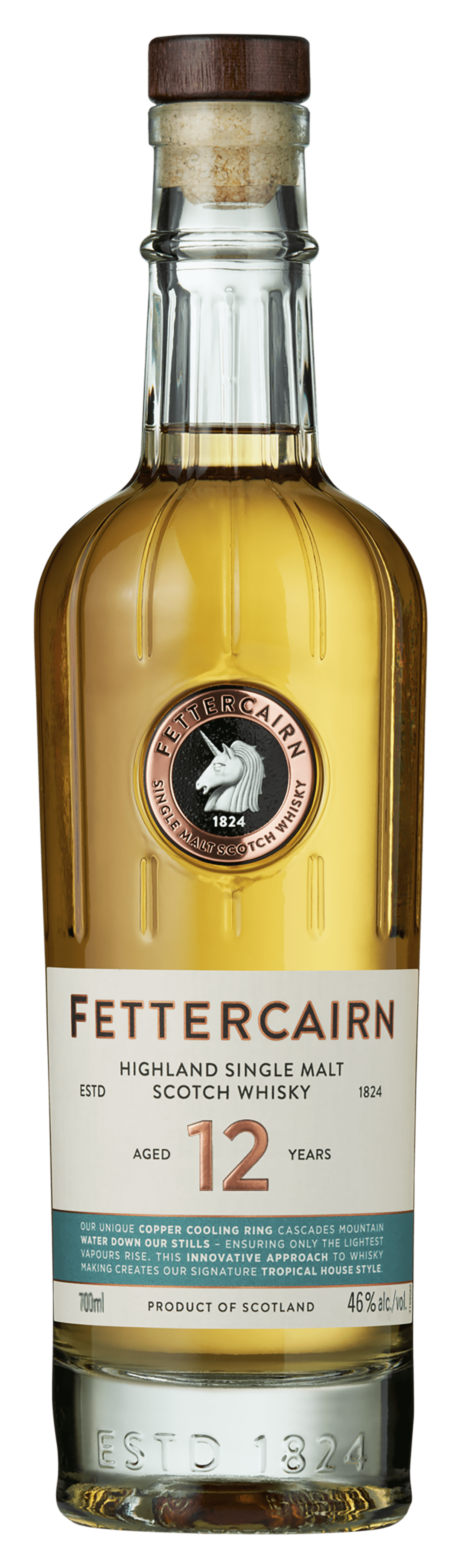 Fettercairn Highland Single Malt Scotch Whisky 12 Year 750ml