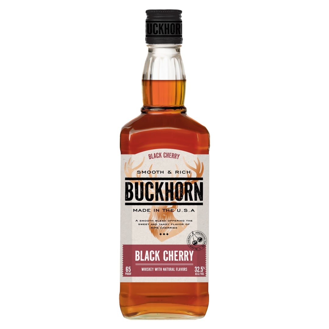 Buckhorn Black Cherry Straight Whiskey 750ml 65 Proof