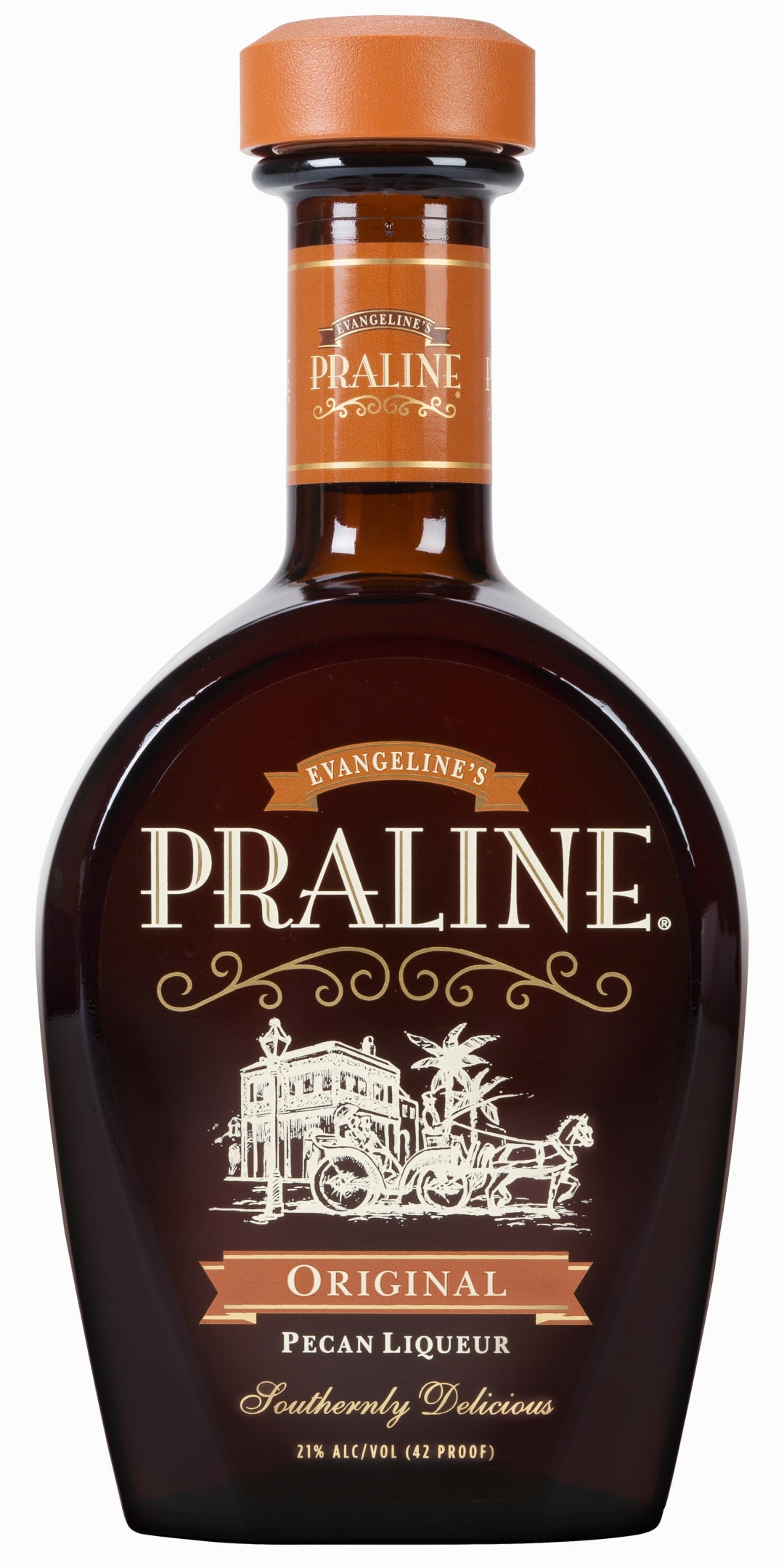 Evangeline's Praline Original Pecan Liqueur 750ml 42 Proof
