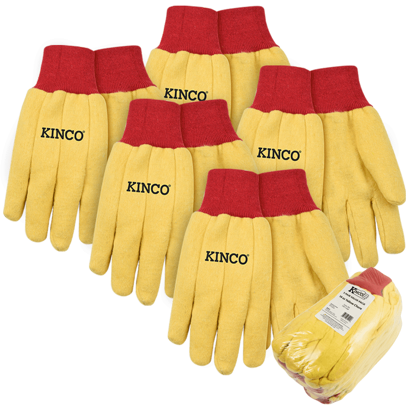 5-Pair 14 oz Yellow Chore Multi-Pack