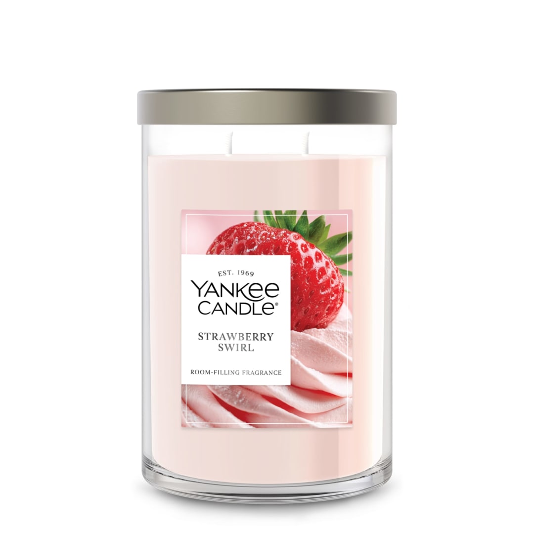 Yankee Candle Strawberry Swirl Large Tumbler Candle