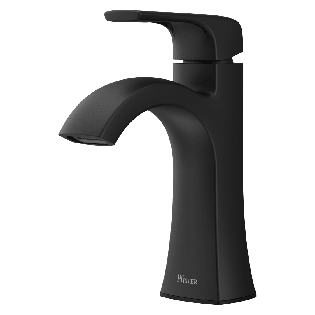 Bruxie Single Control 4" Centerset Bathroom Faucet in Spot Defense Matte Black