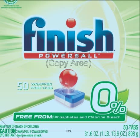 FINISH® POWERBALL® - Max in 1® Green 0% 4/58 ct.