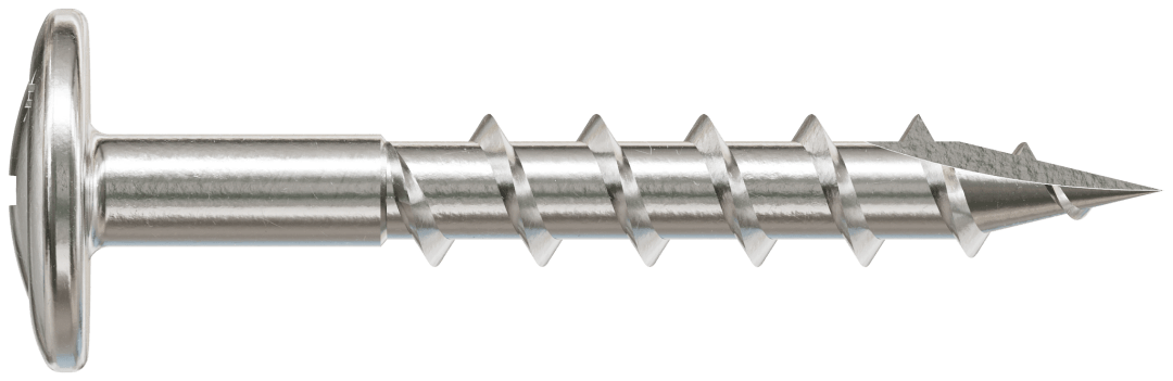 Simpson Strong-Tie S08C125KQC Wire-Lath Modified Truss-Head Screw — #8 x 1-1/4 in., #2 Phillips Head, Type 305 (100-Qty) (Pack of 600)