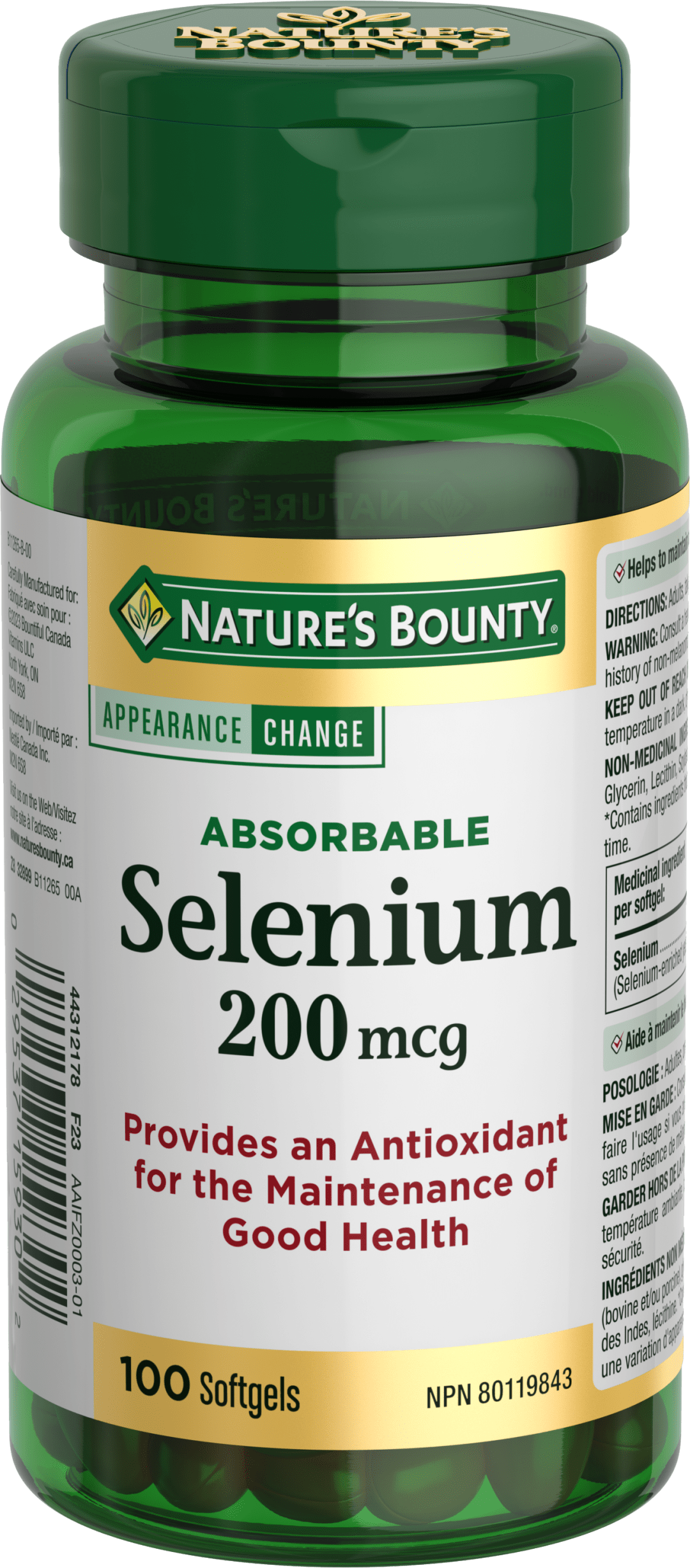 NBTY Abs Se 200mcg 24x100 SGL CA