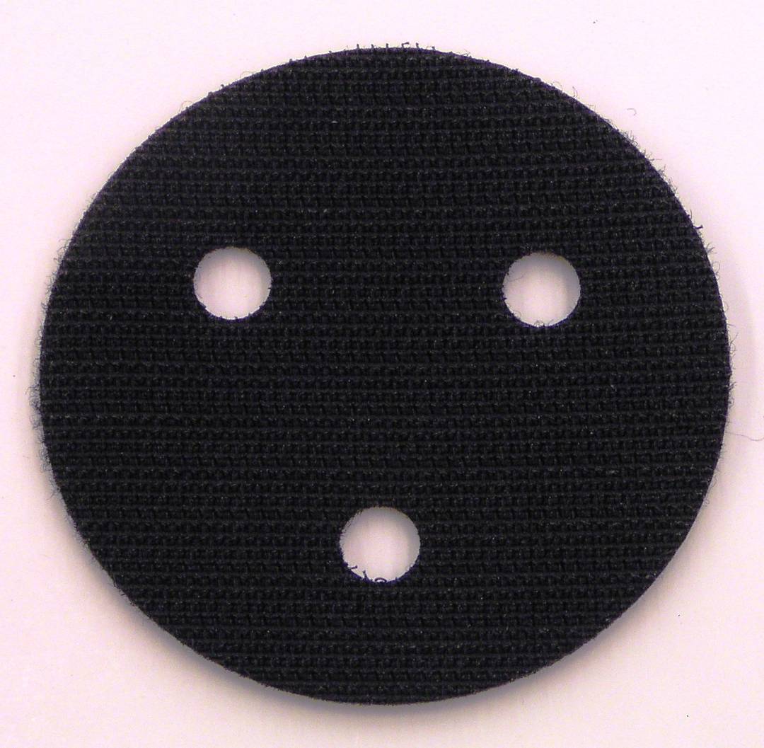 Suporte 3M™ Hookit™, 76mm diâmetro, 3 furos, Rosca Externa 6,35mm – 20 fios - PN20350