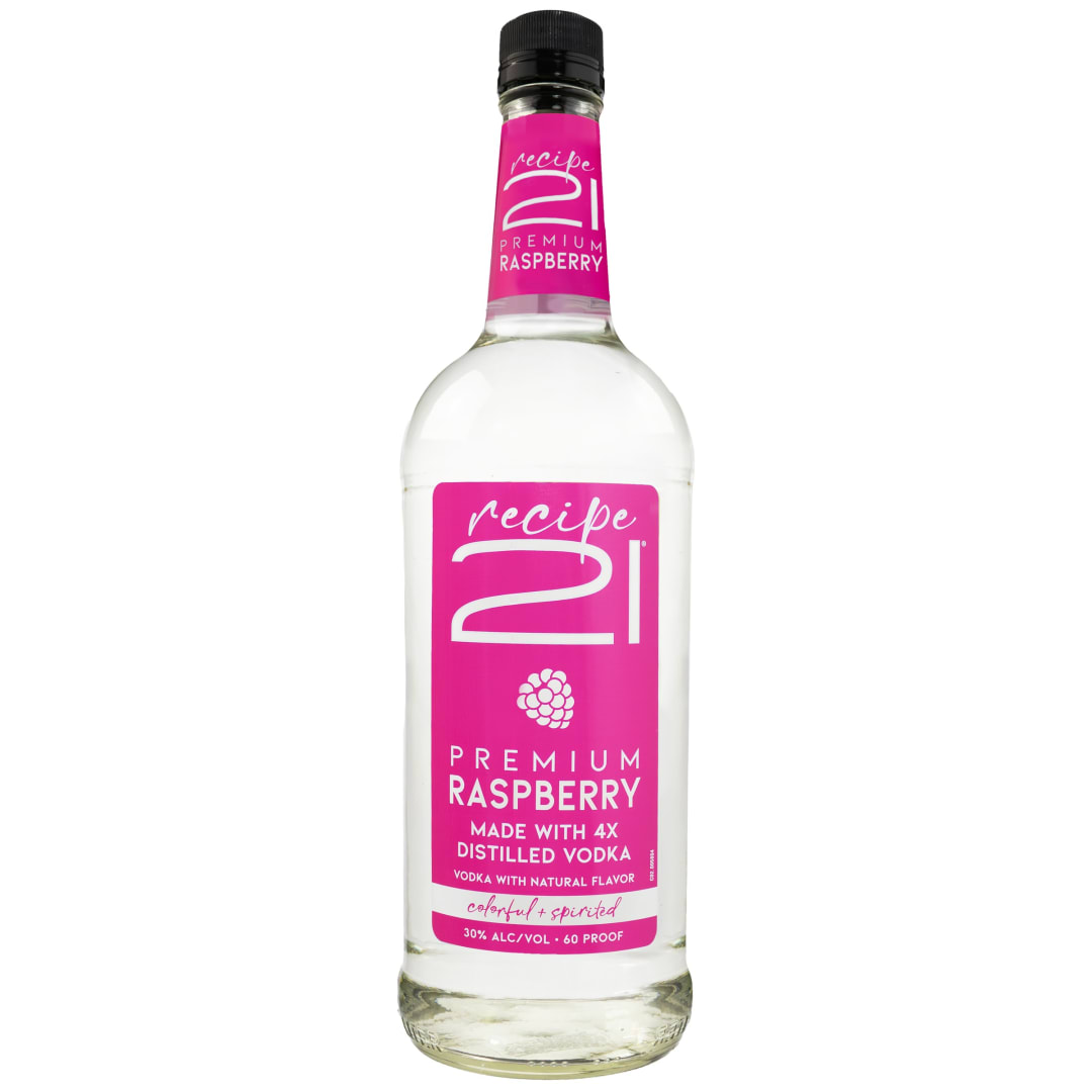 Recipe 21 Raspberry Vodka 1l 60 Proof