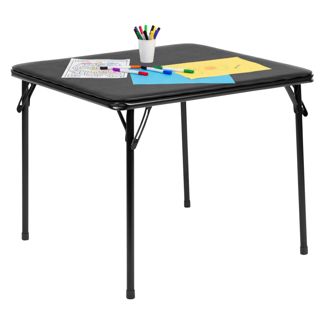 Mindy Kids Black Folding Table