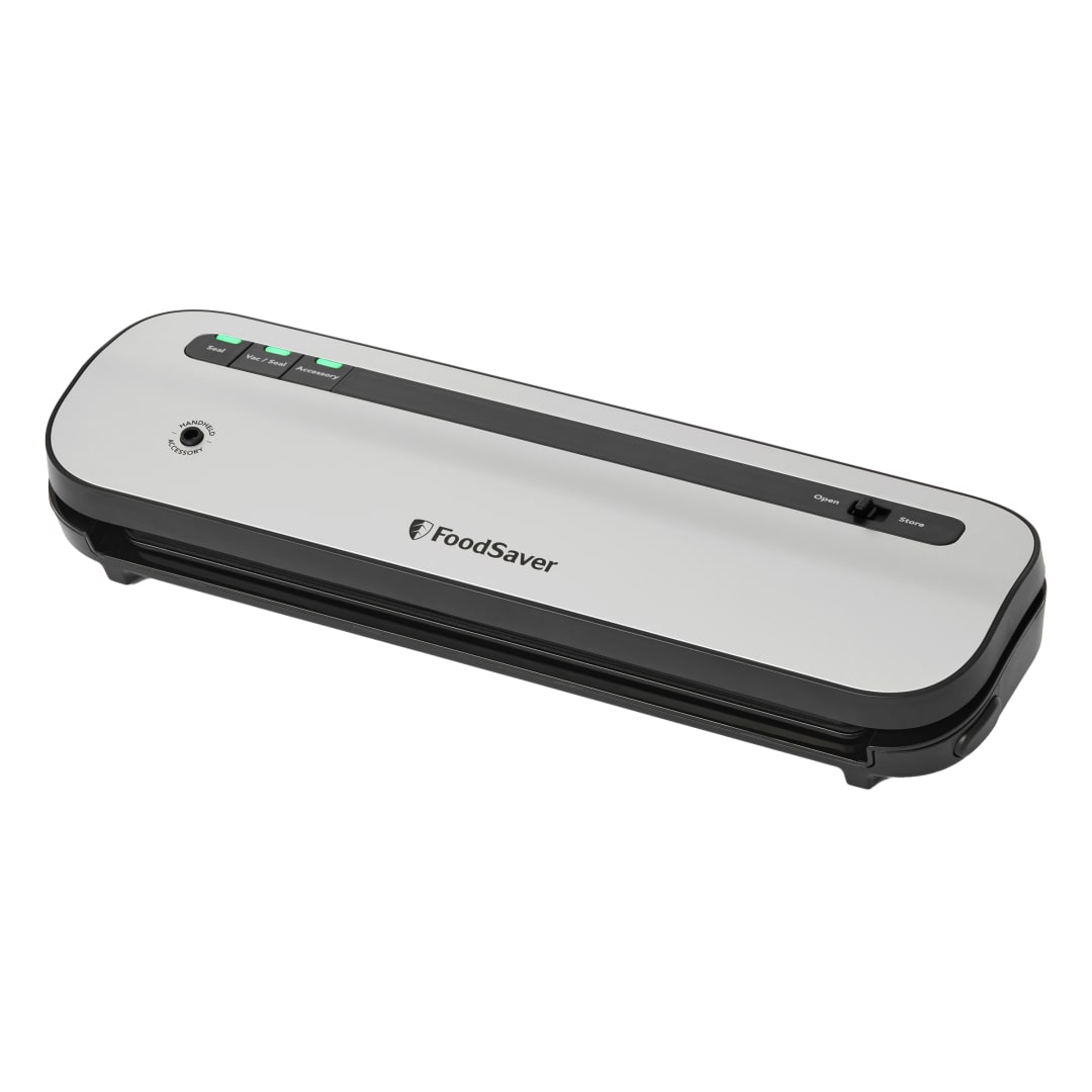 SPACE SAVING VACUUM SEALER SILVER