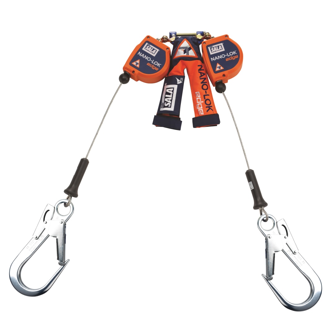 3M™ DBI-SALA® Nano-Lok™ Kenar Geri Sarımlı Yaşam Hattı, Çift Kol, Kablo, 2,5 m, 3500241