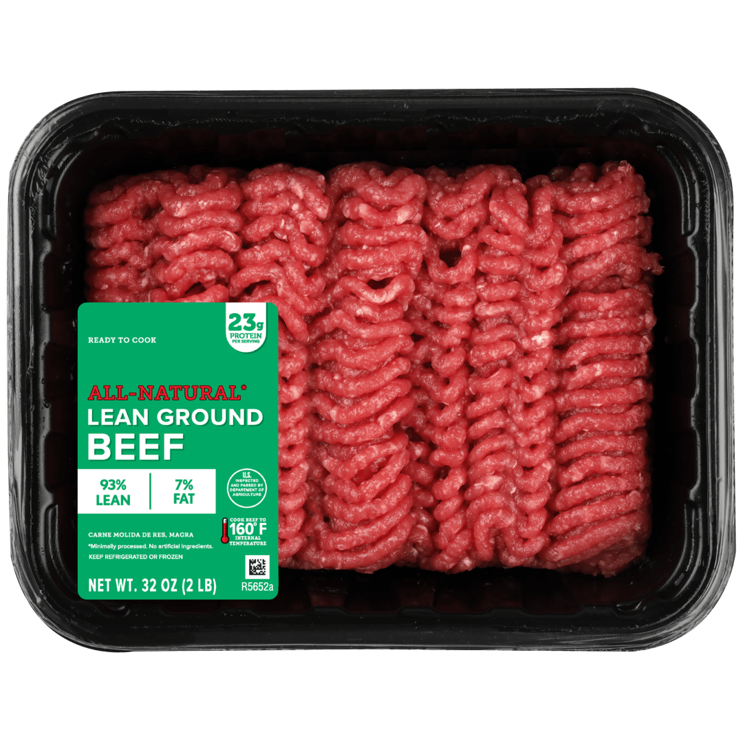 All Natural* Lean Ground Beef 93% Lean 7% Fat