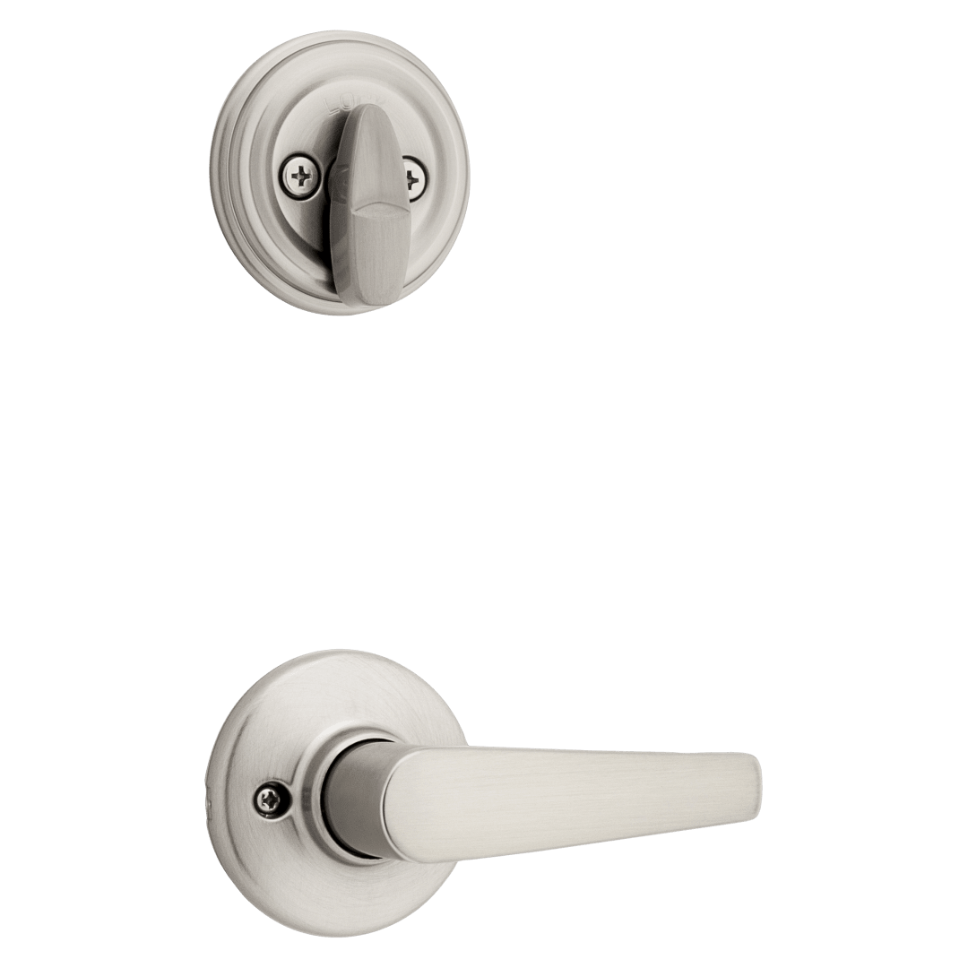 966 Single Cylinder Interior Pack w/ Delta Lever for Signature Series Handlesets in Satin Nickel