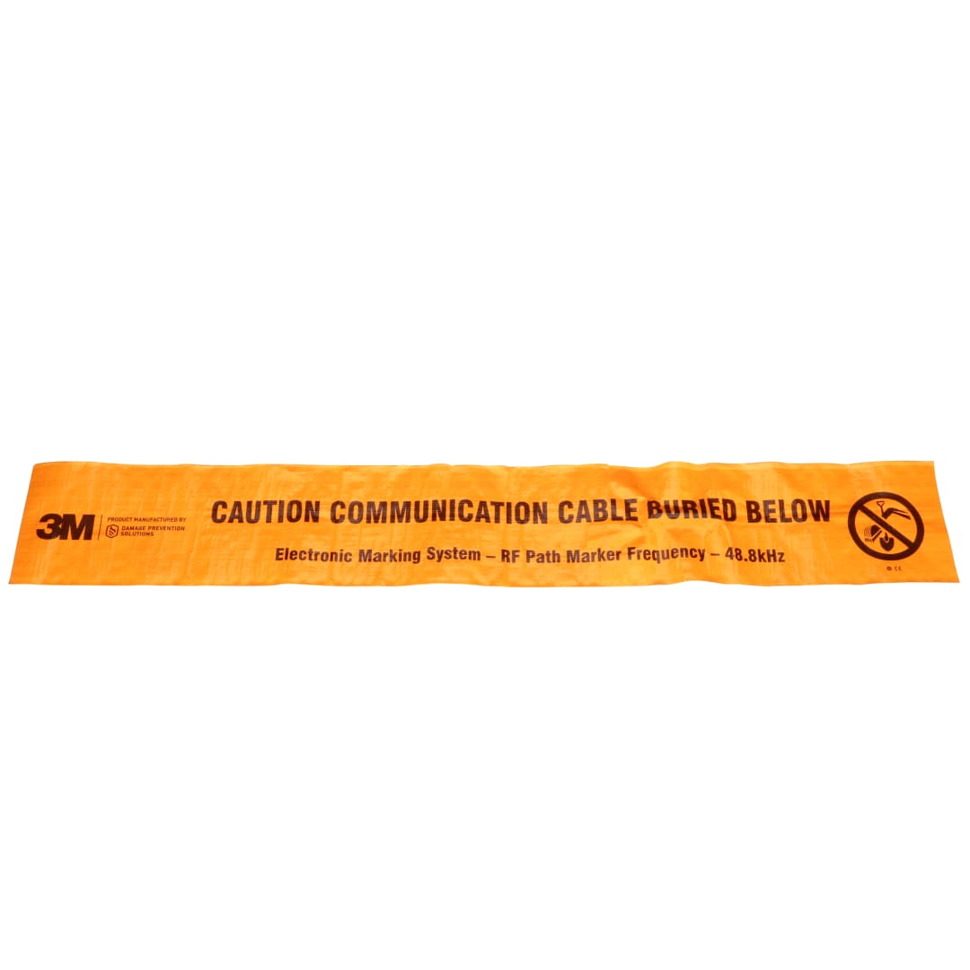 3M™ Electronic Marking System (EMS) Gefahrenwarnband 7901, orange, 152 mm, Telco, 152 m, 1 Packung/Verpackungseinheit