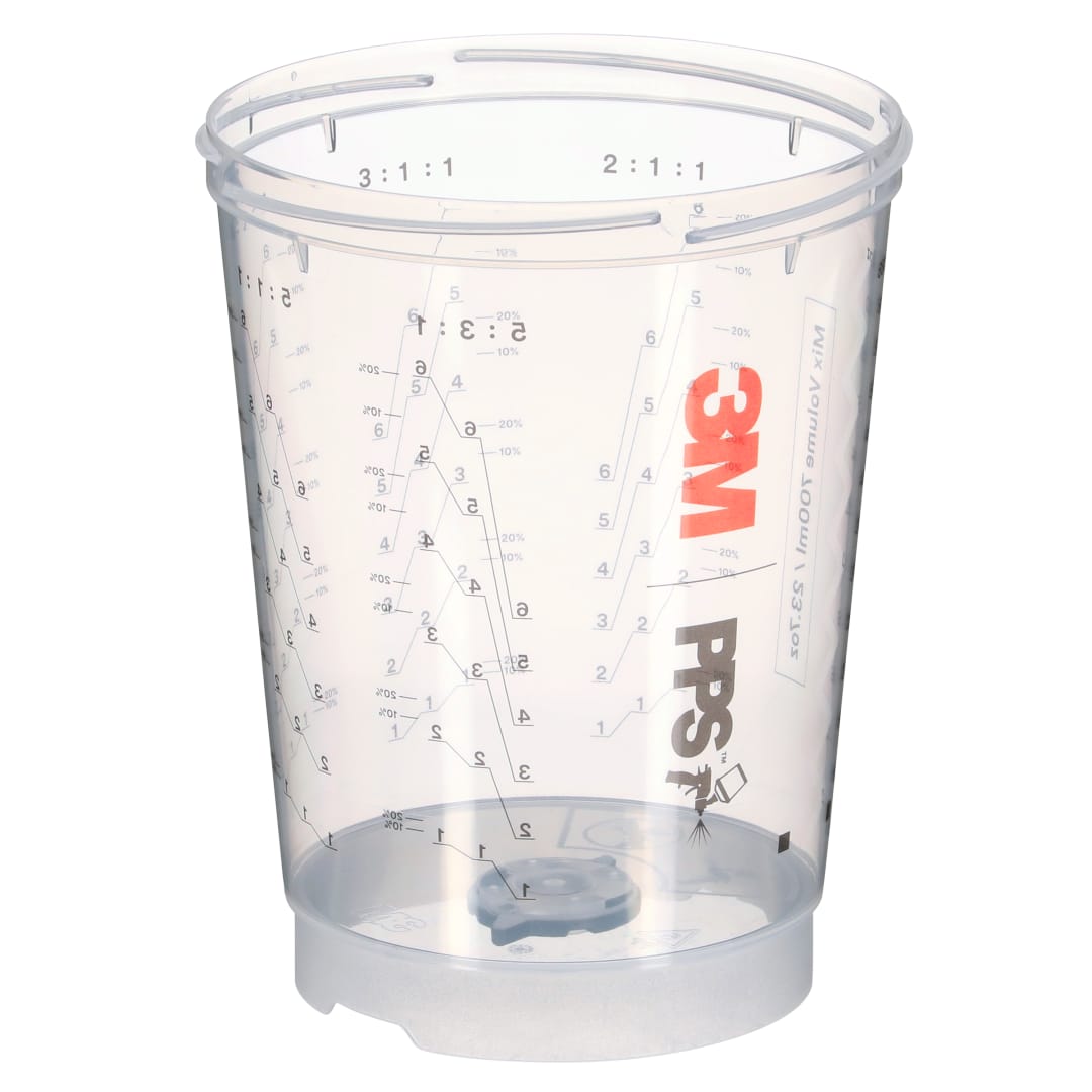 3M™ PPS™ Serie 2.0 Becher für Hartbecher Lackverarbeitungssystem, Standard, 700 ml, 26363
