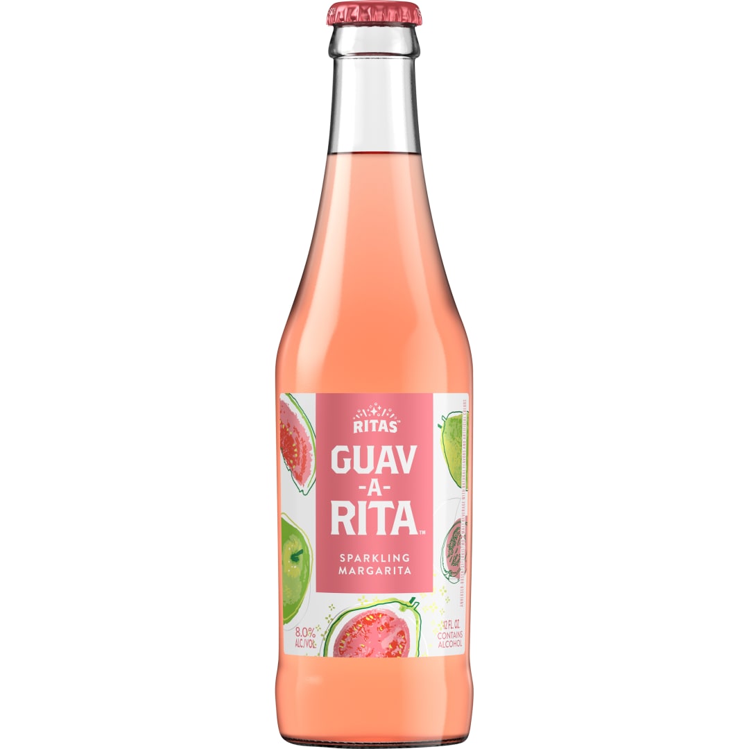 Ritas Guav-A-Rita Sparkling Margarita, 12 fl. oz. Bottle, 8% ABV