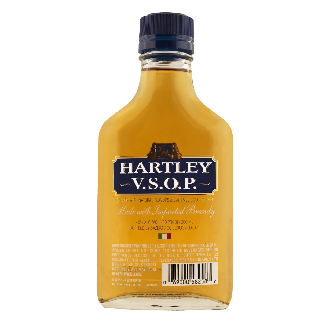 Hartley VSOP Brandy 200ml 80 Proof