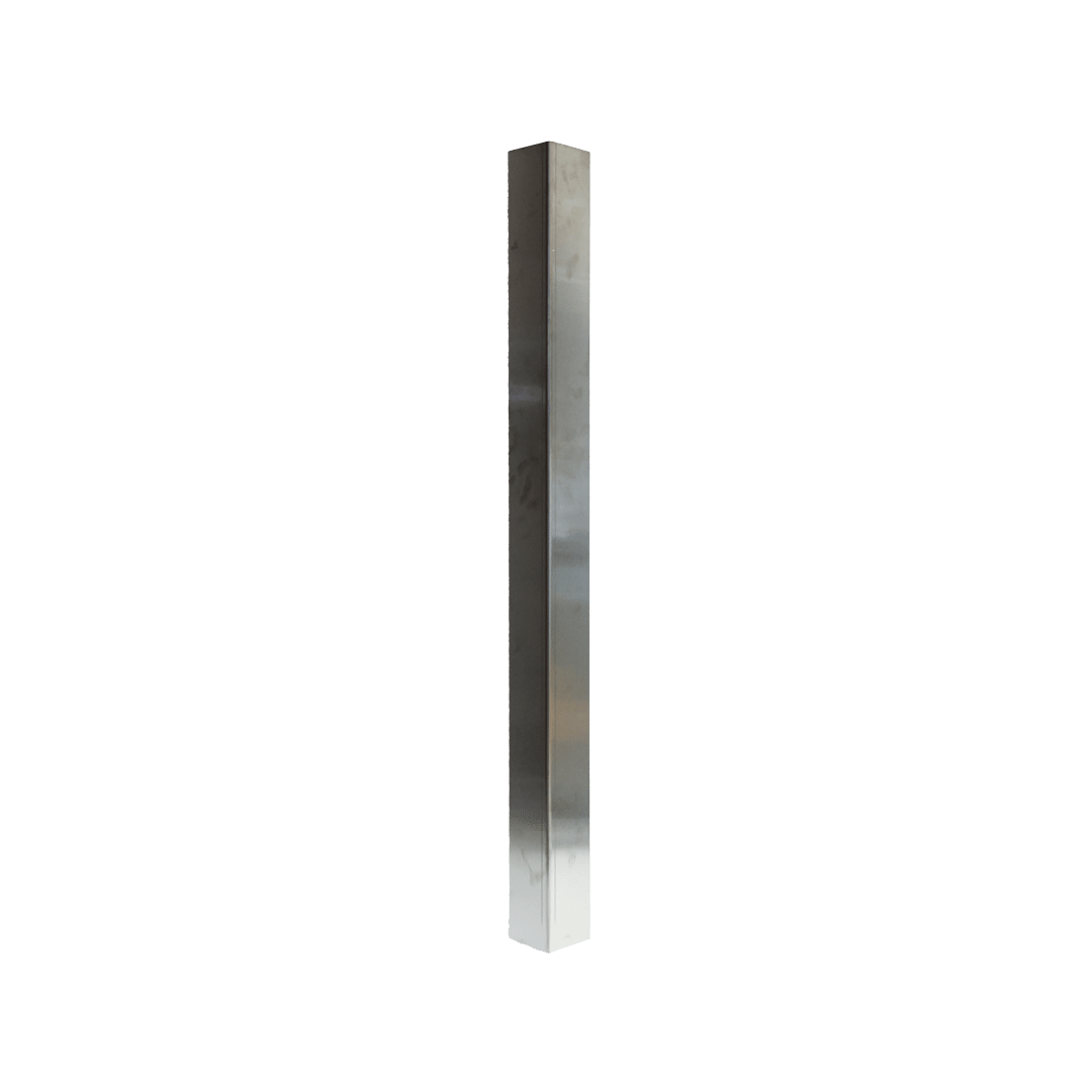 Stainless Steel Non-Magnetic Corner Guard, 3 1/2" x 3 1/2" x 4'