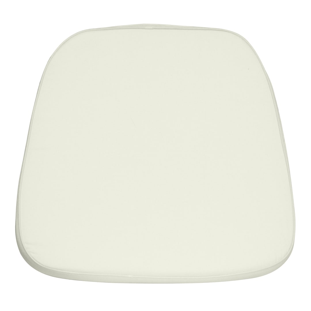 Louise 22 Pack Soft Ivory Fabric Chiavari Chair Cushion