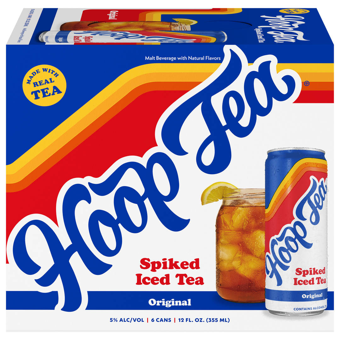 Hoop Tea Spiked Original Iced Tea 6 Pack 12 fl oz Cans