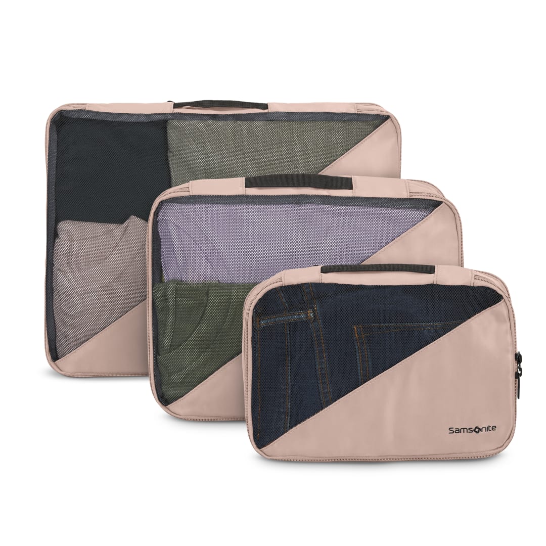 Packing Cubes 3Pc Comp. Packing Cubes T - Dusty Rose