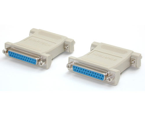 *D* DB25 Female To DB25 Female Adapt