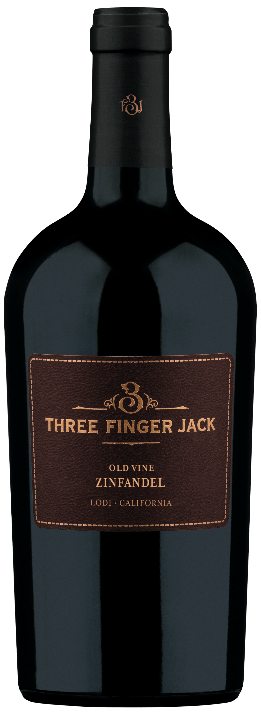 Three Finger Jack, Old Vine Zinfandel, Lodi, California, Red Wine, 750ml