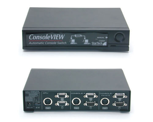 *D*2-port Console Sharing Switch
