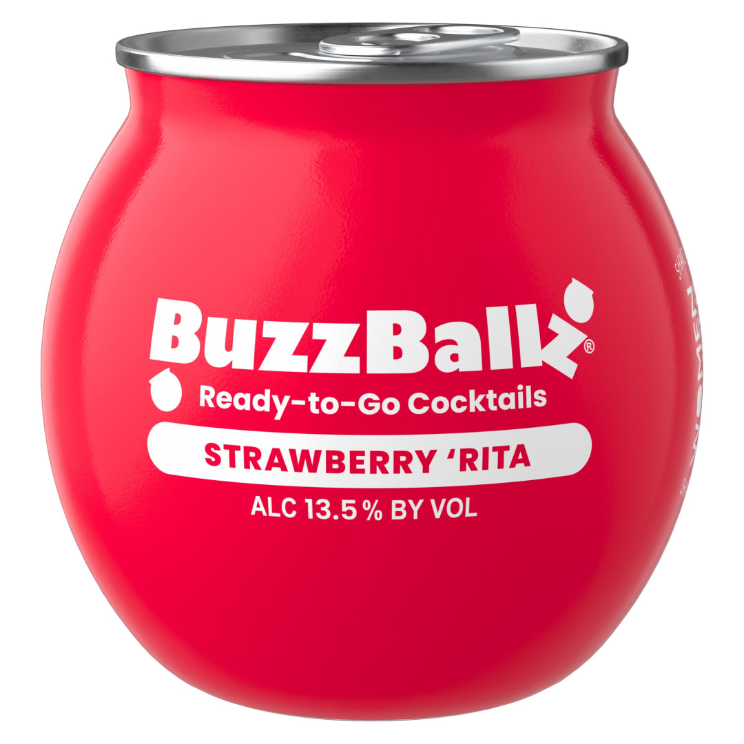 BuzzBallz Strawberry Rita Cocktail 200ml 27 Proof