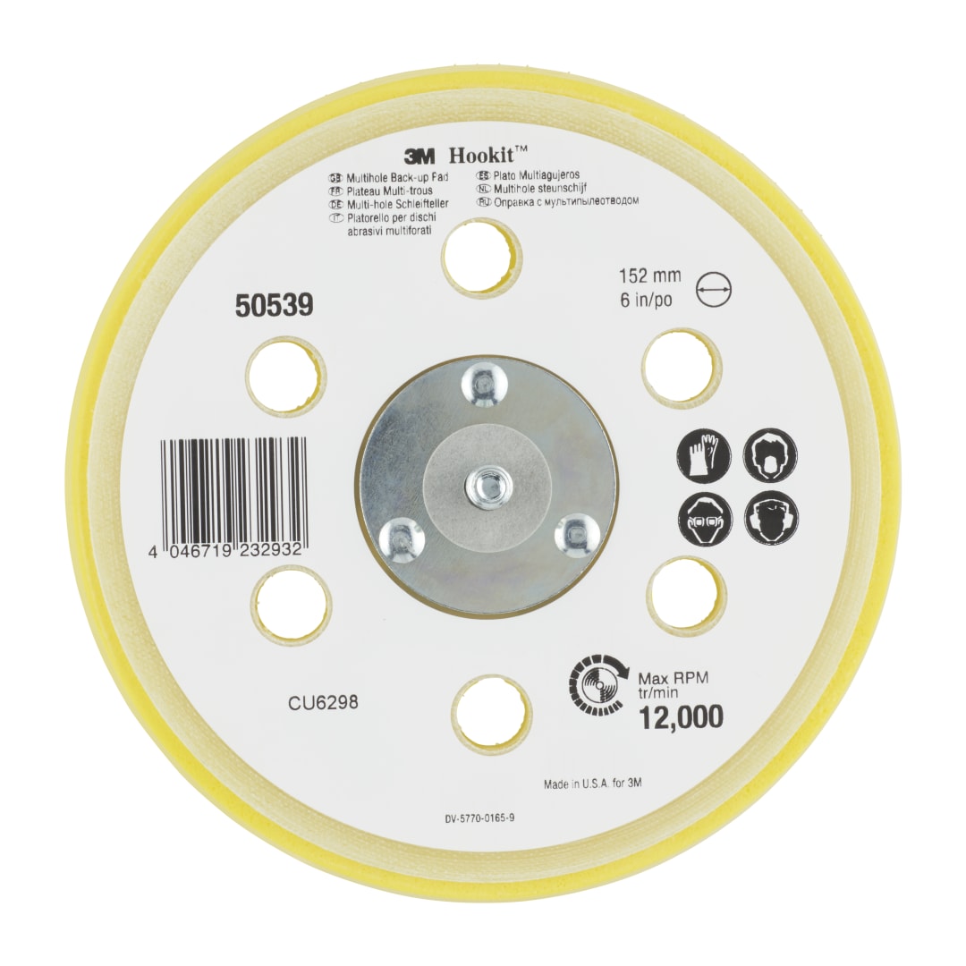 3M™ Hookit™ Stützteller Multihole, 8 mm (5/16 in), 50539