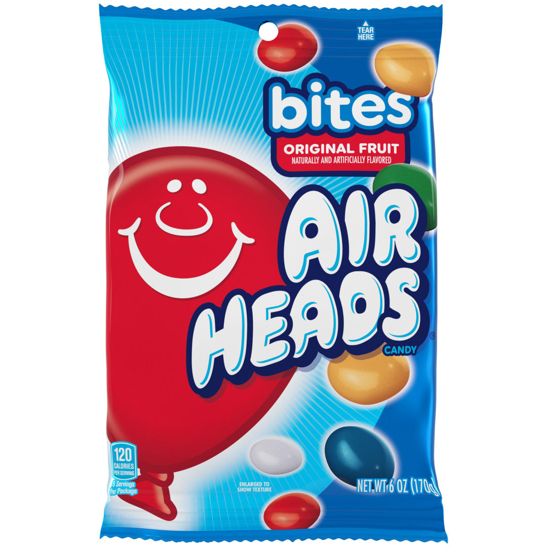 Airheads Bites Fruit 6 oz Peg Bag