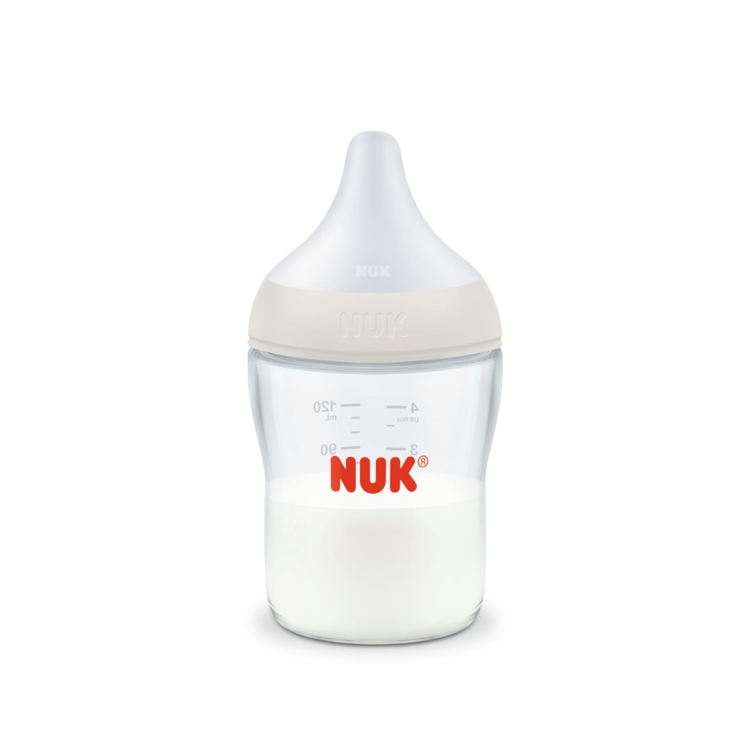 NUK® Perfect Match™ Glass Bottle, 4 oz
