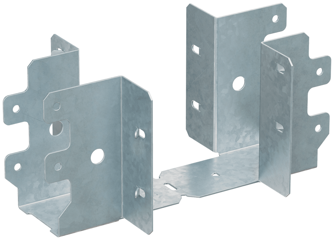 Simpson Strong-Tie PFUDS24 PFUD™ 20-Gauge Post-Frame Under-Saddle Hanger for 2x4 Joist and 2-Ply Truss (Pack of 25)