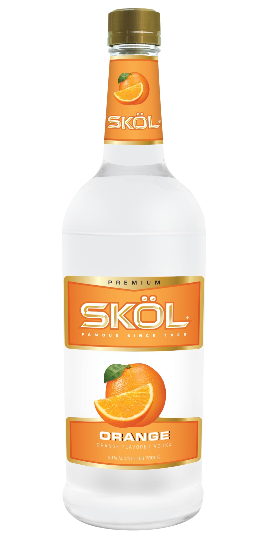 Skol Orange Vodka 1l 60 Proof