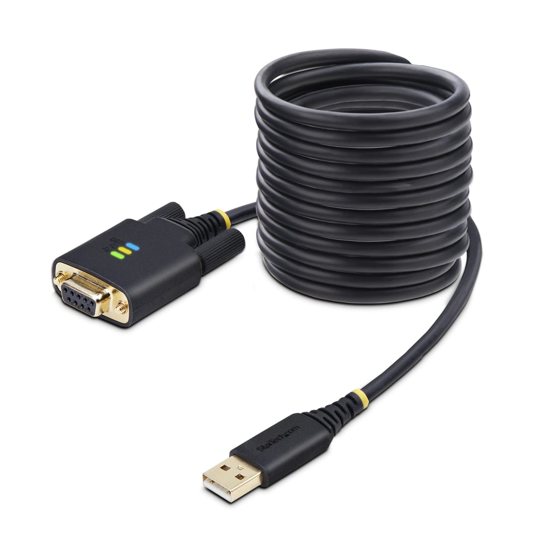 USB to RS-232 Null Modem Cable - FTDI - 10ft